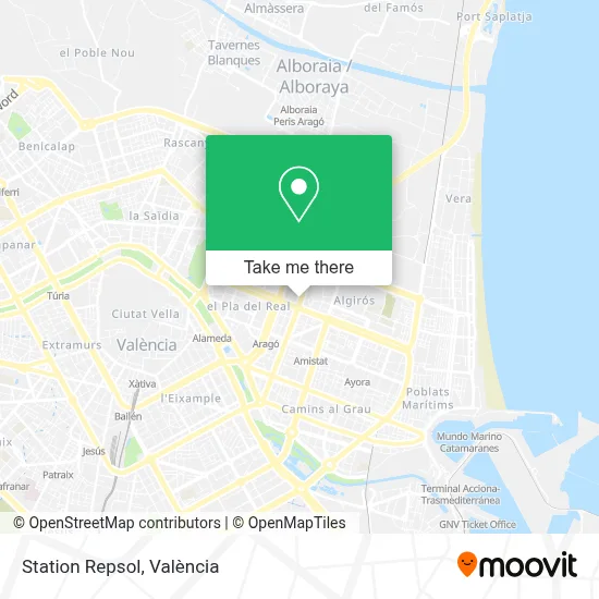 Station Repsol map