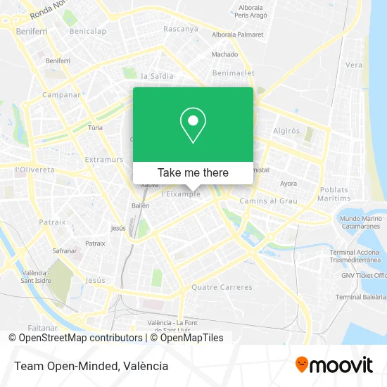 Team Open-Minded map