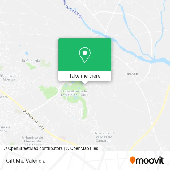 Gift Me map