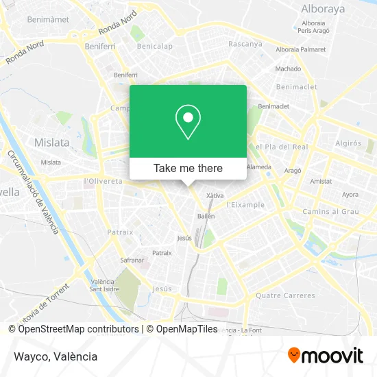 Wayco map
