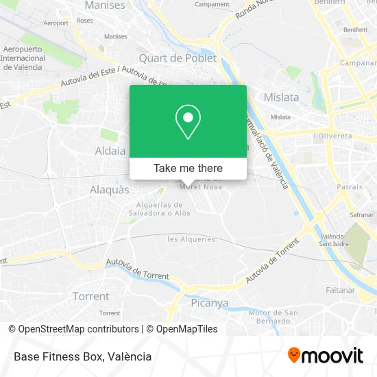 Base Fitness Box map