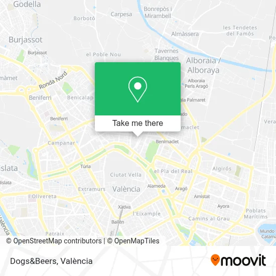 Dogs&Beers map