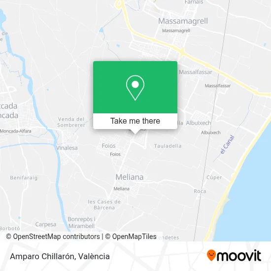 Amparo Chillarón map