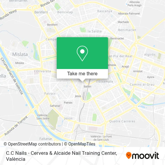 C.C Nails - Cervera & Alcaide Nail Training Center map