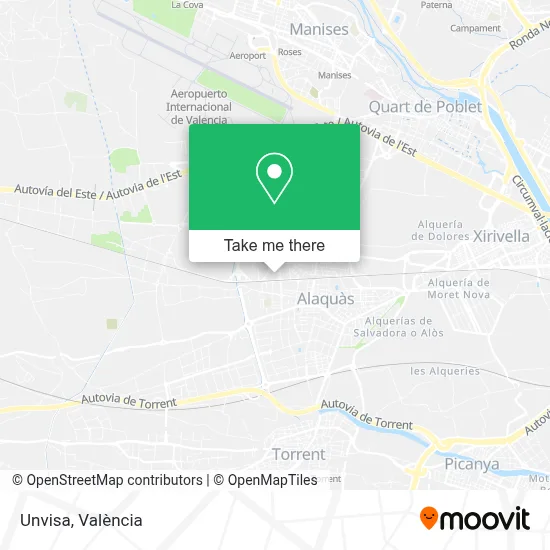 Unvisa map