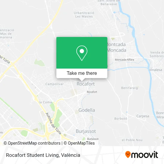 Rocafort Student Living map