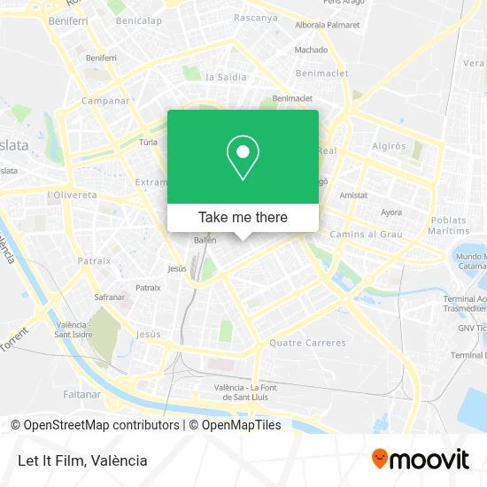 Let It Film map