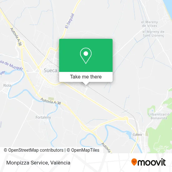 Monpizza Service map