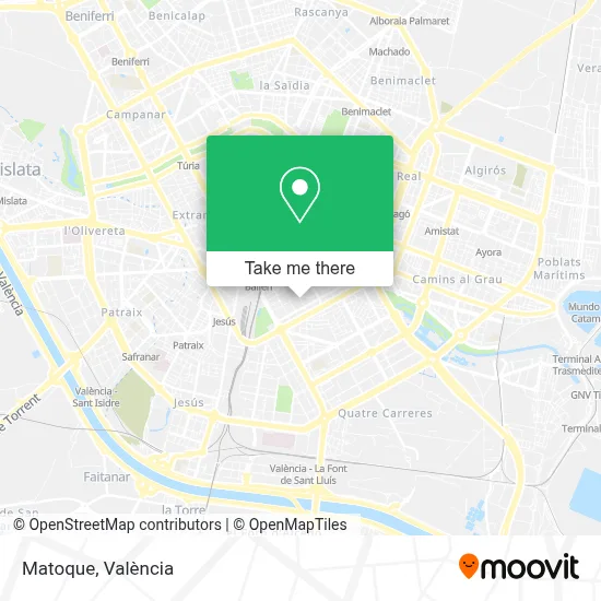 Matoque map