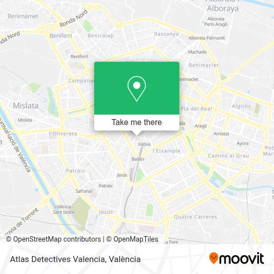 Atlas Detectives Valencia map