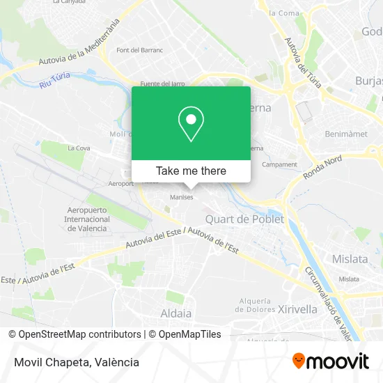 Movil Chapeta map