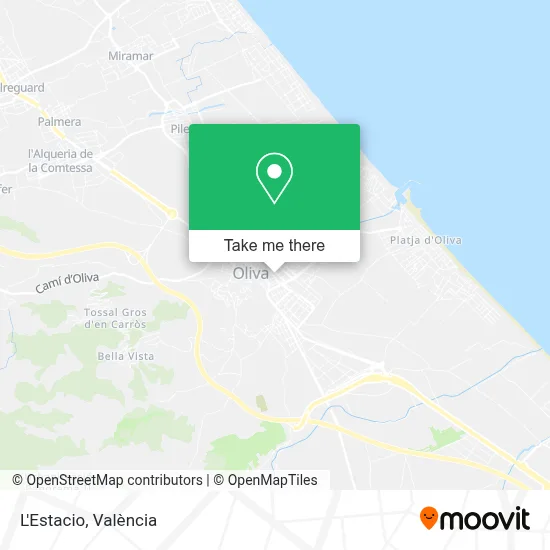 L'Estacio map