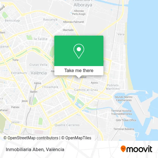 Inmobiliaria Aben map