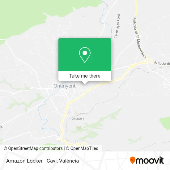 Amazon Locker - Cavi map