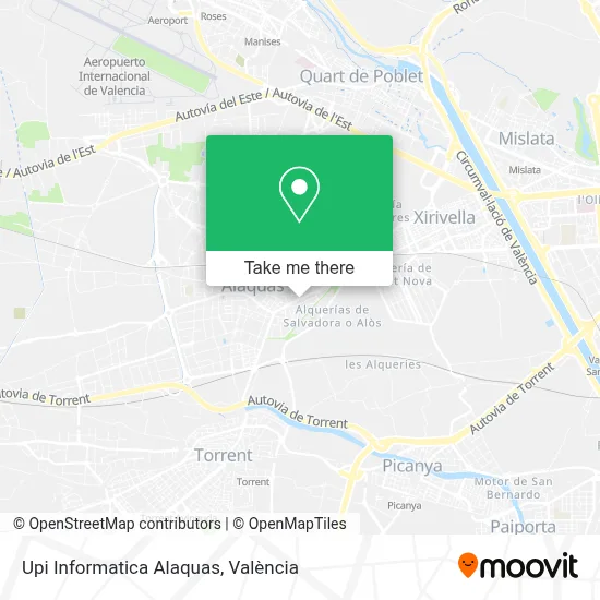Upi Informatica Alaquas map