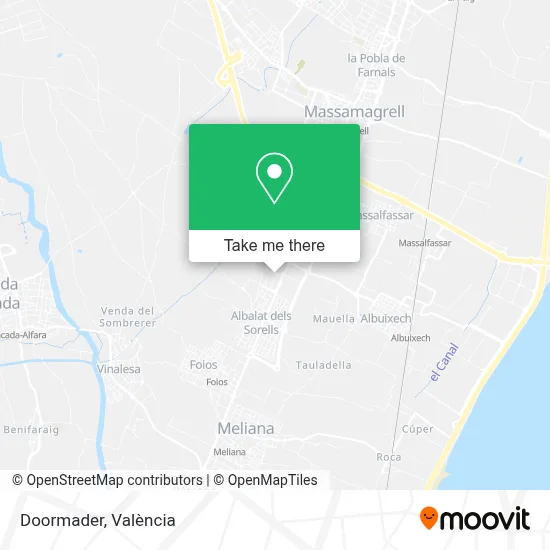 Doormader map