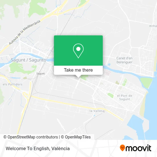 Welcome To English map