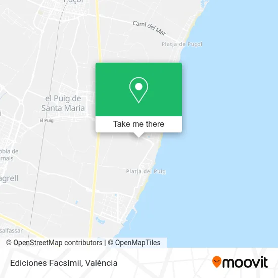 Ediciones Facsímil map