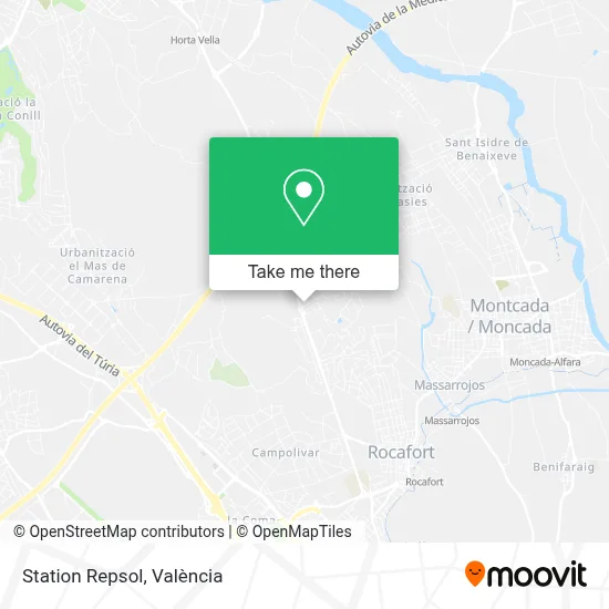 Station Repsol map
