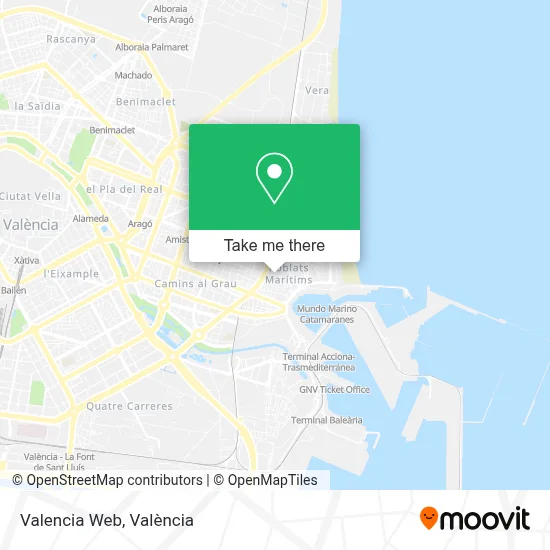 Valencia Web map