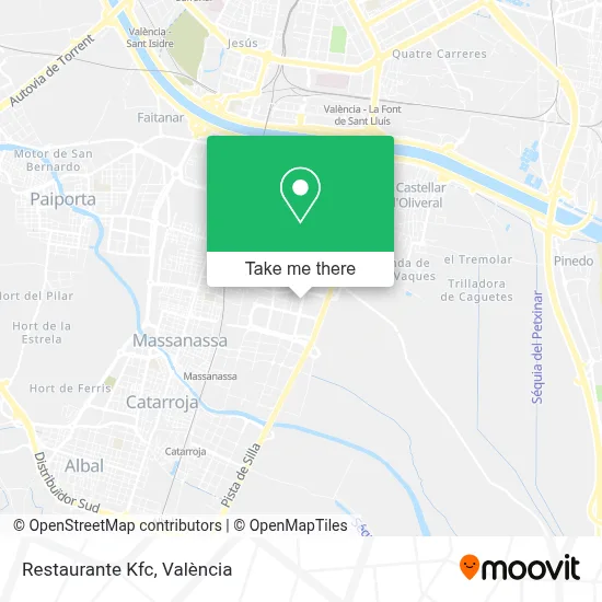 Restaurante Kfc map