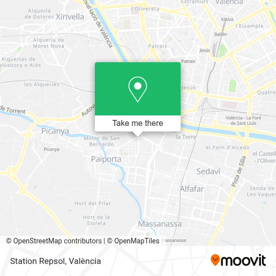 Station Repsol map