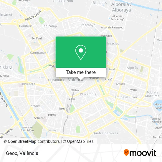 Geox map