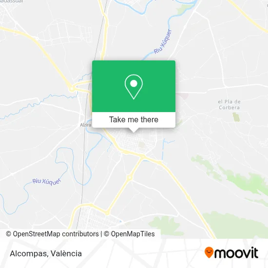 Alcompas map