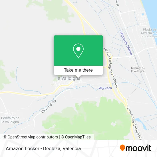 Amazon Locker - Deoleza map