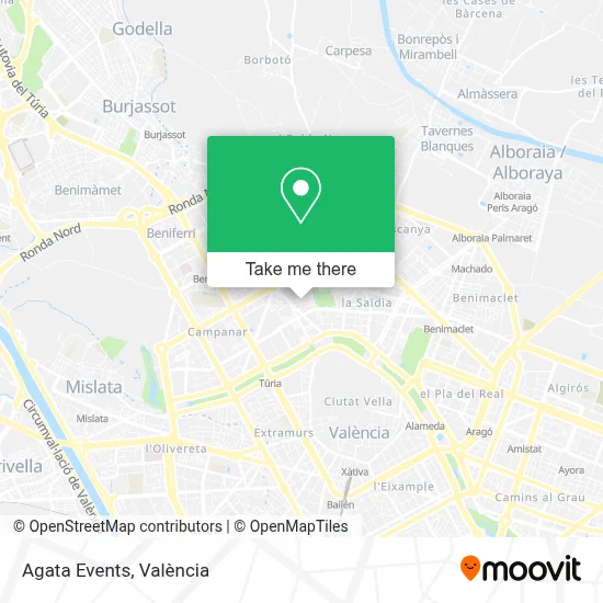 Agata Events map