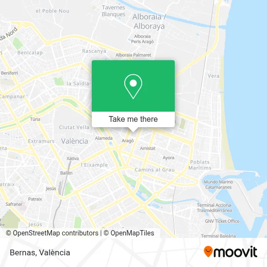 Bernas map
