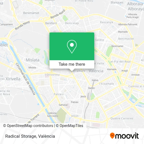 Radical Storage map
