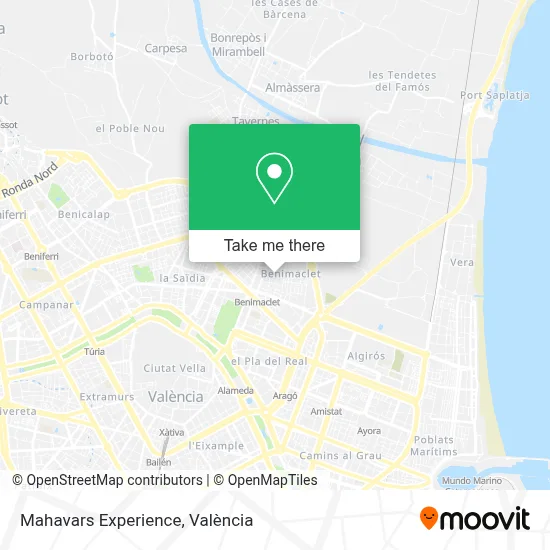 Mahavars Experience map