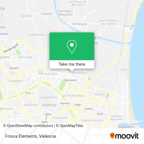 Frioca Elements map