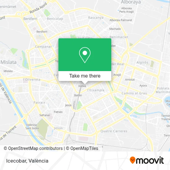 Icecobar map