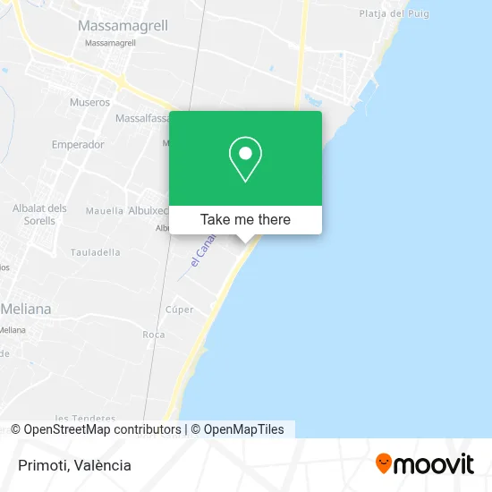 Primoti map