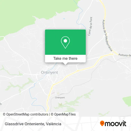 Glassdrive Onteniente map