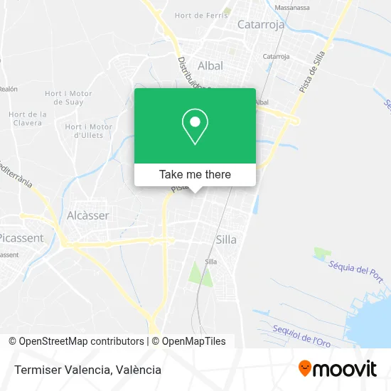 Termiser Valencia map