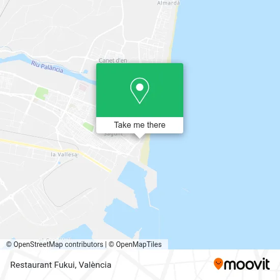 Restaurant Fukui map