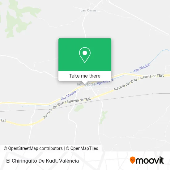 El Chiringuito De Kudt map