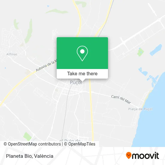 Planeta Bio map