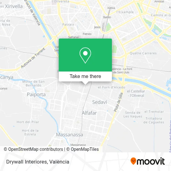Drywall Interiores map