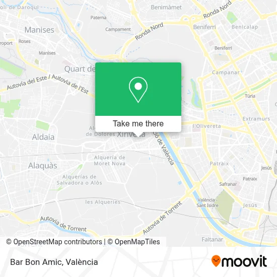 Bar Bon Amic map