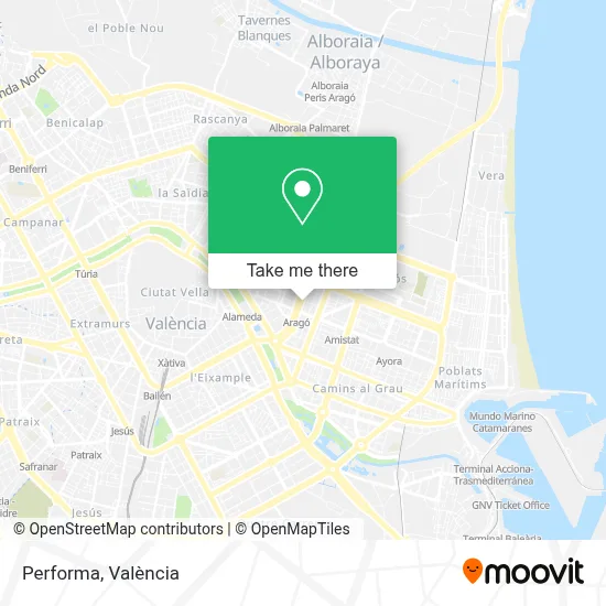 Performa map