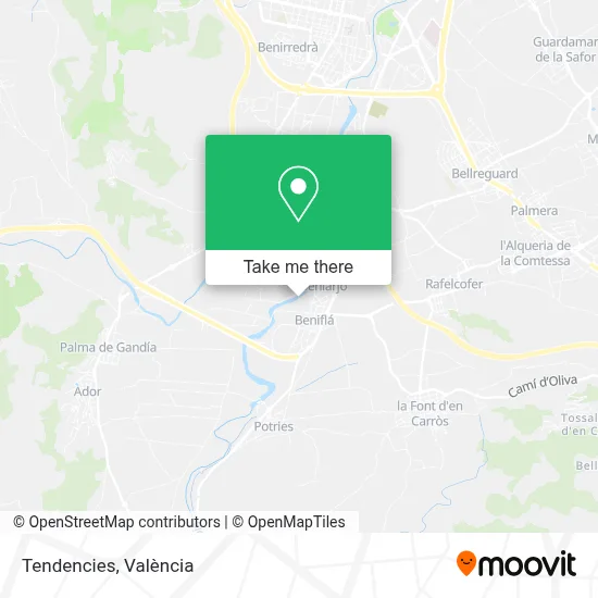 Tendencies map