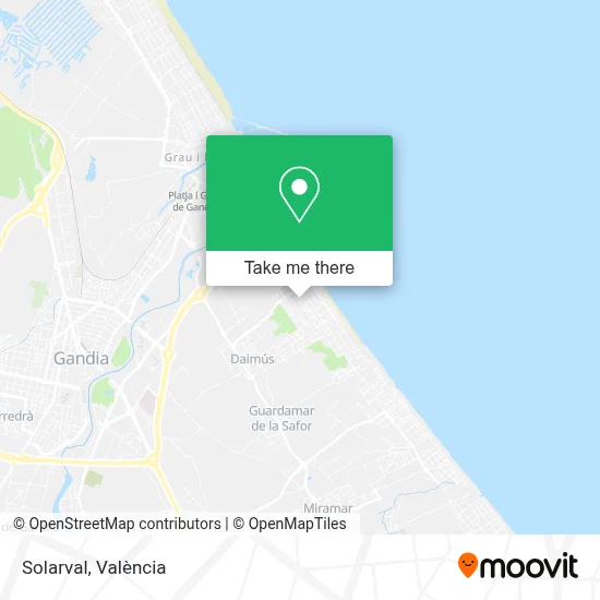 Solarval map