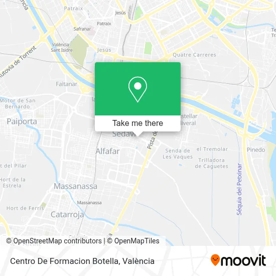 Centro De Formacion Botella map