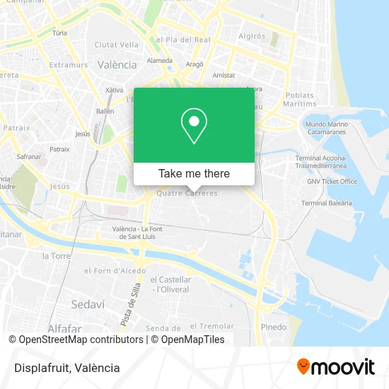 Displafruit map