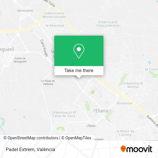 Padel Extrem map