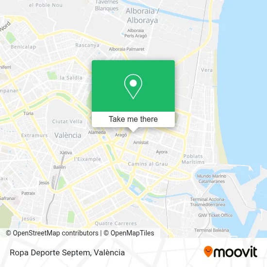 Ropa Deporte Septem map